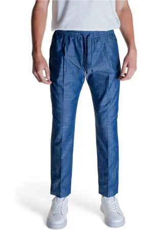 Antony Morato Heren, Broeken, Blauw, Maat: 2XL Katoen