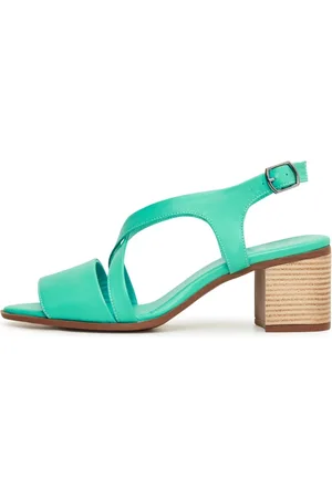 CESARE GASPARI Dames, Schoenen, Groen, Maat: 42 EU Leer