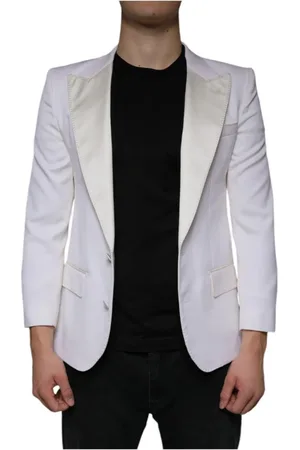 Dolce & Gabbana Heren, Jassen, Wit, Maat: S Wol