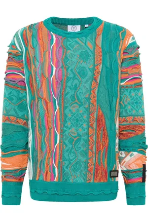 Carlo Colucci Heren, Truien, Veelkleurig, Maat: XS Leer
