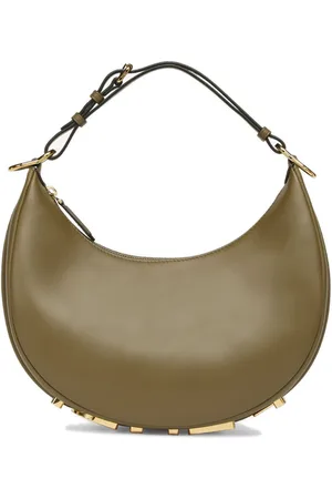 Fendi Dames, Tassen, Groen, Maat: ONE Size Leer