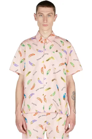 HUMAN MADE Heren, Overhemden, Roze, Maat: XL Katoen