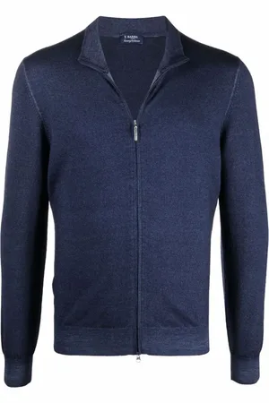BARBA Heren, Sweatshirts & Hoodies, Blauw, Maat: 3XL