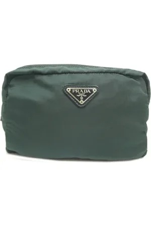 Prada Dames, Pre-owned, Groen, Maat: ONE Size Nylon