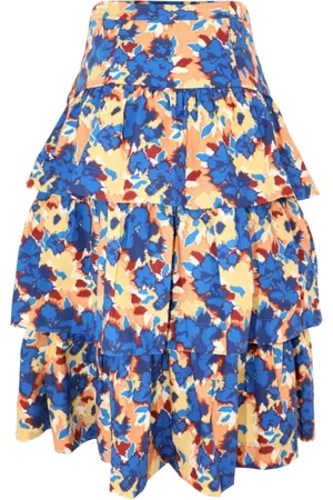 ULLA JOHNSON Dames, Rokken, Veelkleurig, Maat: XS