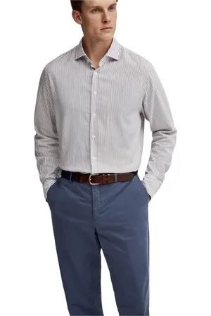 Hackett Heren, Overhemden, Blauw, Maat: XL Katoen