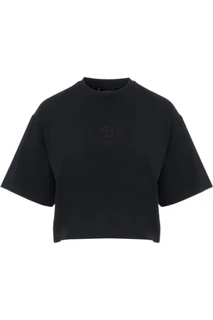 ANINE BING Dames, Tops, Zwart, Maat: XS Katoen