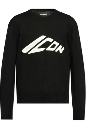 Dsquared2 Heren, Truien, Zwart, Maat: S Wol