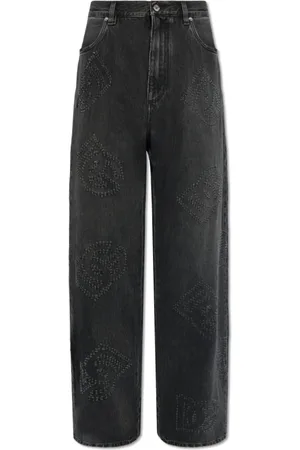Dolce & Gabbana Heren, Jeans, Zwart, Maat: L