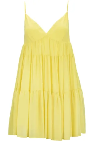 ANIYE BY Dames, Jurken, Geel, Maat: M Viscose