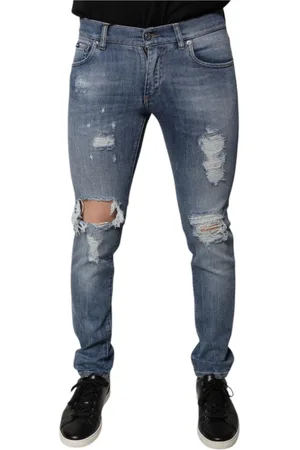 Dolce & Gabbana Heren, Jeans, Blauw, Maat: S Denim
