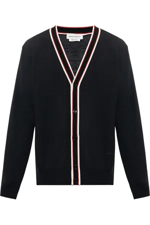 Alexander McQueen Heren, Truien, Zwart, Maat: L Wol