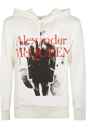 Alexander McQueen Heren, Sweatshirts & Hoodies, Wit, Maat: S Katoen