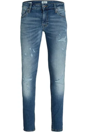 JACK & JONES Heren, Jeans, Blauw, Maat: W31 L34 Katoen