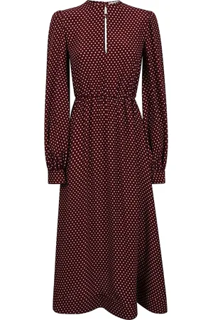 Crida Milano Dames, Jurken, Rood, Maat: XS Zijde