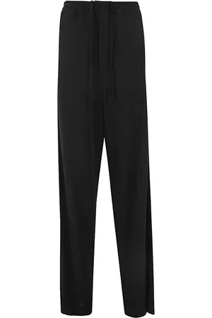 ANN DEMEULEMEESTER Dames, Broeken, Zwart, Maat: XS Leer