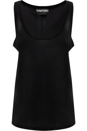 Tom Ford Dames, Tops, Zwart, Maat: 3XS Zijde