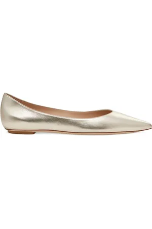 Stuart Weitzman Dames, Schoenen, Geel, Maat: 39 EU Leer