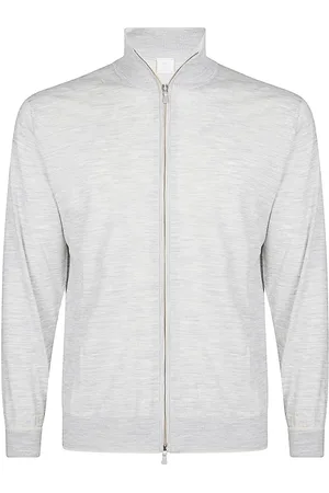 ELEVENTY Heren, Sweatshirts & Hoodies, Grijs, Maat: L Wol