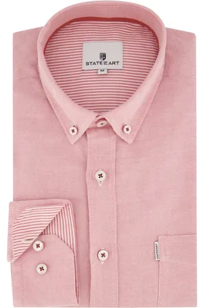 State of art Heren, Overhemden, Roze, Maat: 3XL Katoen