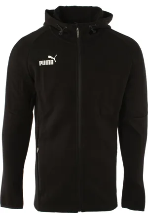 PUMA Heren, Sweatshirts & Hoodies, Zwart, Maat: S Katoen