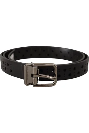 Dolce & Gabbana Heren, Accessoires, Zwart, Maat: 90 CM Leer