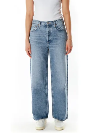 AGOLDE Dames, Jeans, Blauw, Maat: W24 Katoen