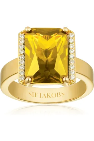 Sif Jakobs Dames, Accessoires, Geel, Maat: 58 MM