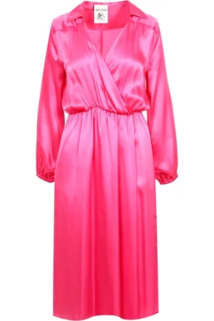 SEMICOUTURE Dames, Jurken, Roze, Maat: XS Viscose