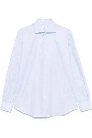 MAZZARELLI Heren, Overhemden, Blauw, Maat: XL Katoen