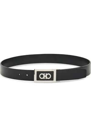 Salvatore Ferragamo Heren, Accessoires, Zwart, Maat: 85 CM Leer