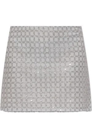 ROTATE Dames, Rokken, Blauw, Maat: M Poliester