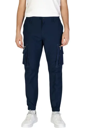 Antony Morato Heren, Broeken, Blauw, Maat: M Katoen