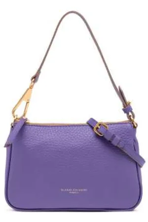 Gianni chiarini Dames, Tassen, Paars, Maat: ONE Size Leer