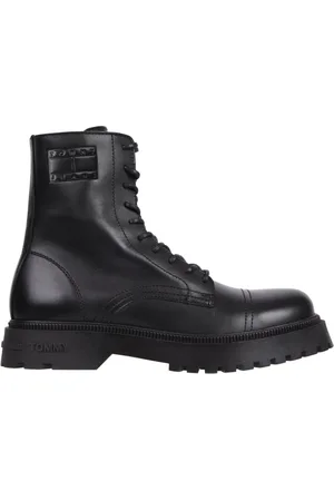 Tommy Hilfiger Heren, Schoenen, Zwart, Maat: 41 EU Leer