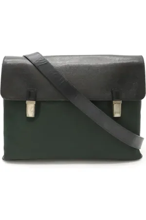 LOUIS VUITTON Heren, Pre-owned, Zwart, Maat: ONE Size Leer