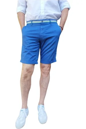 Masons Heren, Korte broeken, Blauw, Maat: 2XL Katoen