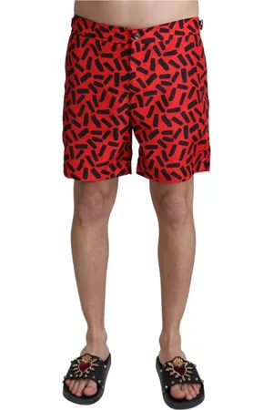 Dolce & Gabbana Heren, Badkleding, Rood, Maat: S Poliester