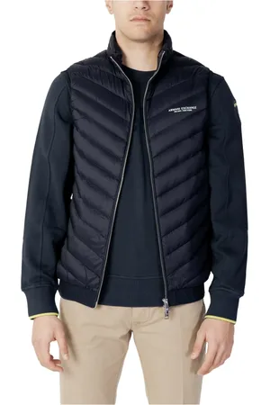 Armani Exchange Heren, Jassen, Blauw, Maat: XL Polyamide