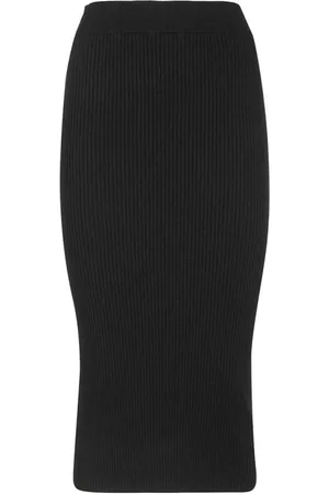 VERSACE Dames, Rokken, Zwart, Maat: XL Katoen