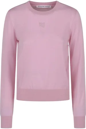 Alexander Wang Dames, Truien, Roze, Maat: L Wol