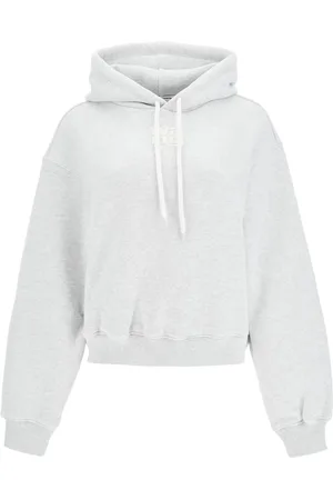 Alexander Wang Dames, Sweatshirts & Hoodies, Grijs, Maat: M Katoen