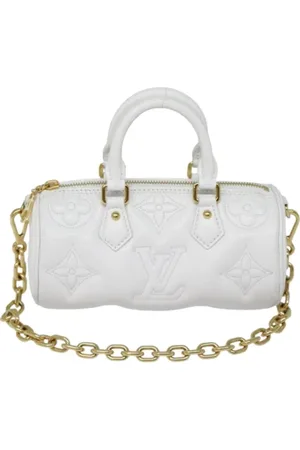 LOUIS VUITTON Dames, Pre-owned, Wit, Maat: ONE Size Leer