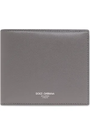 Dolce & Gabbana Heren, Accessoires, Grijs, Maat: ONE Size Leer