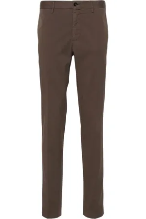 Incotex Heren, Broeken, Bruin, Maat: 2XL Katoen