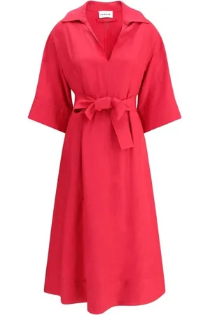P.A.R.O.S.H. Dames, Jurken, Rood, Maat: L Viscose
