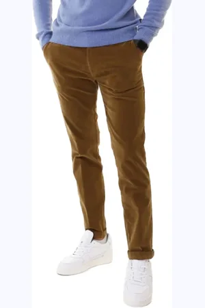 40 Weft Heren, Broeken, Bruin, Maat: M