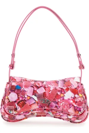 Diesel Dames, Tassen, Roze, Maat: ONE Size Leer