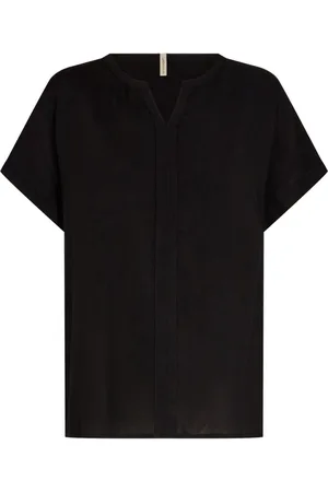 soyaconcept Dames, Blouses & Shirts, Zwart, Maat: XL Viscose