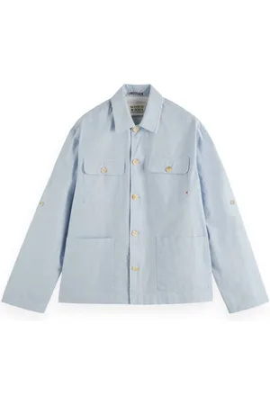 Scotch&Soda Heren, Jassen, Blauw, Maat: XL Katoen